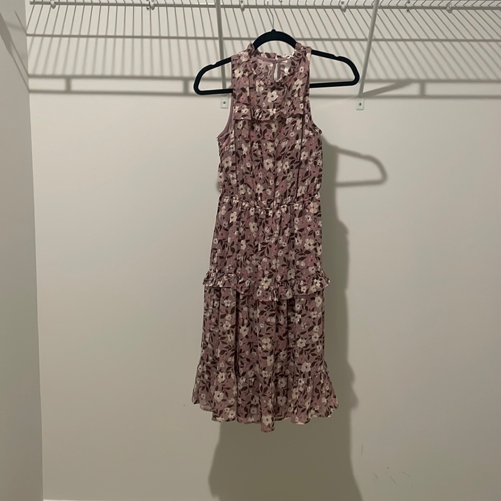 Monteau tiered floral dress Size small